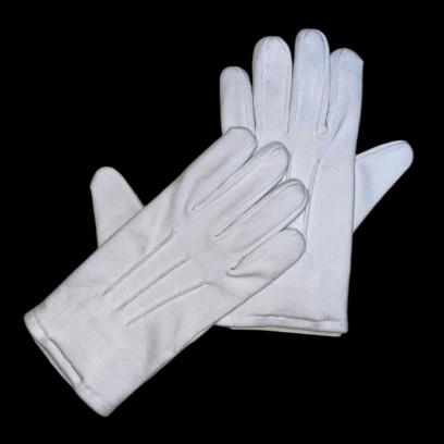 Luvas de algodão brancas Luvas de algodão brancas